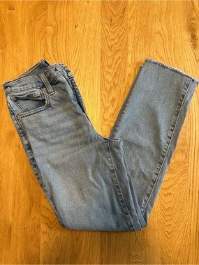 J. Crew Factory Light Blue Essential Straight-Leg Women's Jeans 25/26” inseam